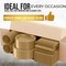 350 Count Gold Disposable Plastic Tableware Set Party Supplies Combo Pack